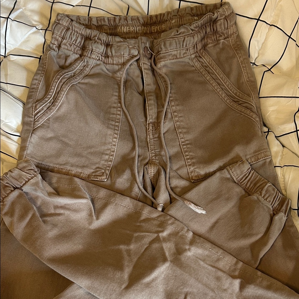 American Eagle Outfitters Womens Brown Cargo Pants